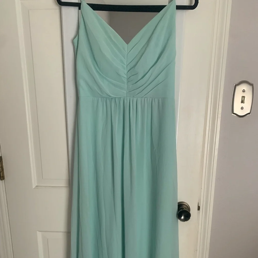 Levkoff prom/bridesmaids mint green dress - Picture 1 of 10